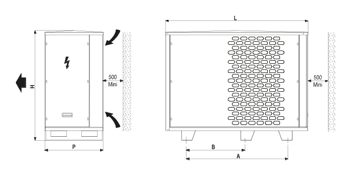 BSIL-24B-SH-S dimension drawing