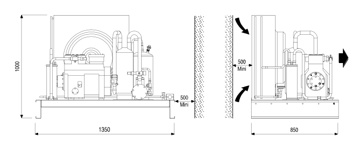 BSHD-100A-B-SH-P dimension drawing