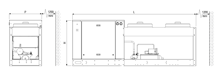 BRPL-155A-C dimension drawing