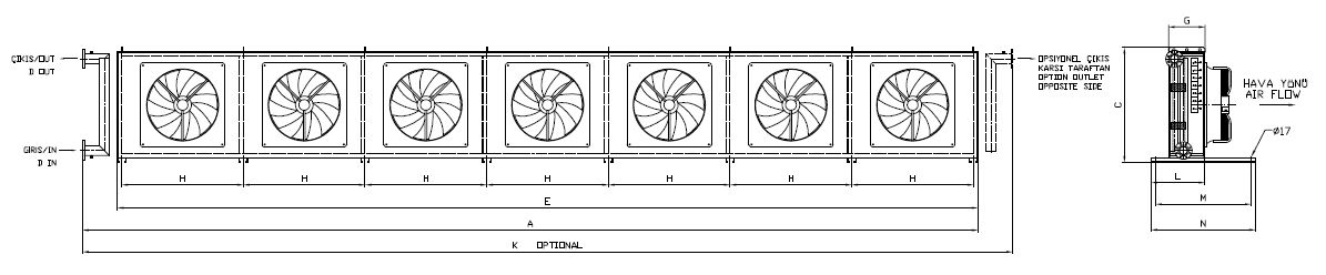 BC/BD-750BC5-B03 dimension drawing