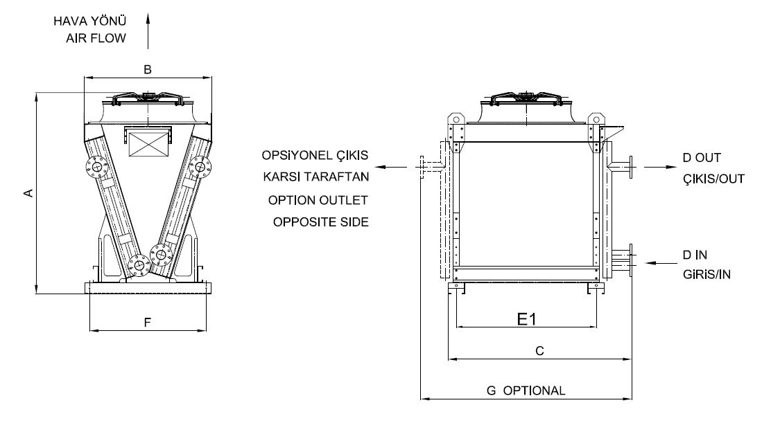 BE-180CB5-B01 dimension drawing