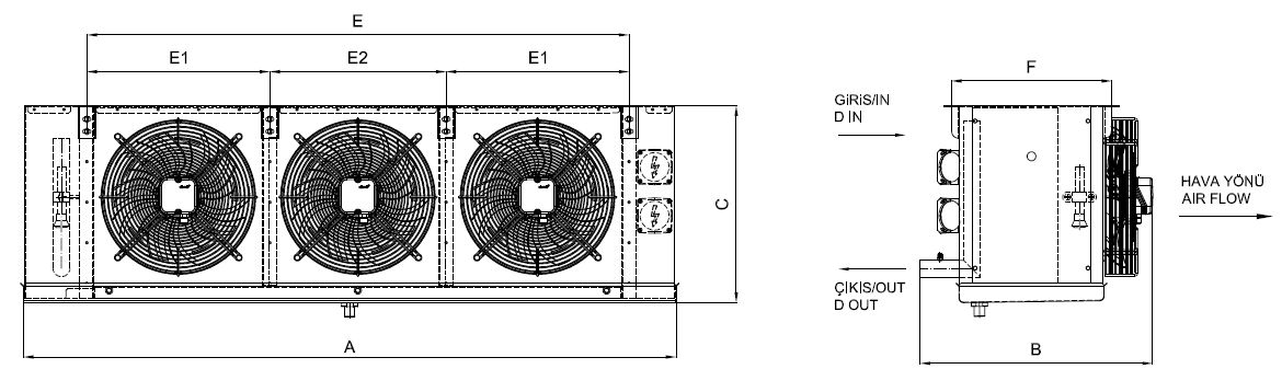 EA-330AC10-C01 dimension drawing