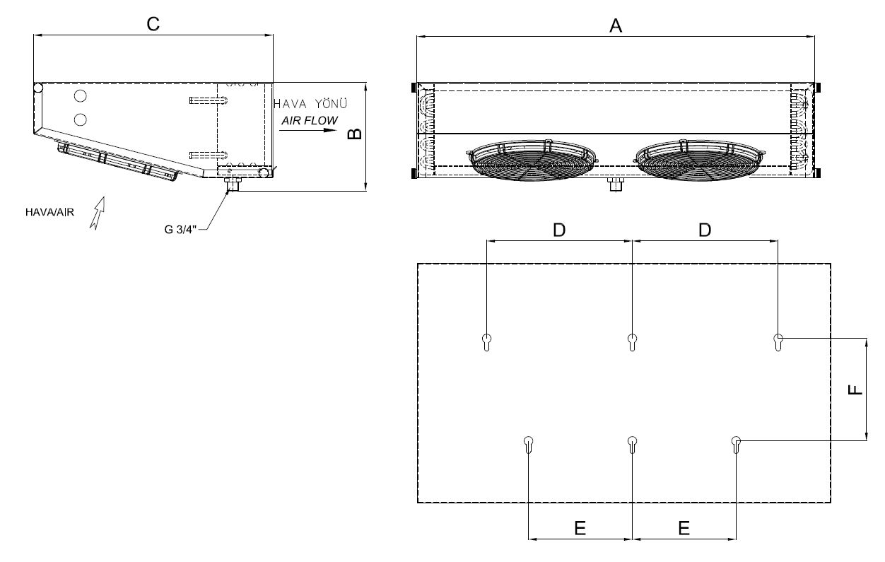 EG-A-225BC4-C25 dimension drawing