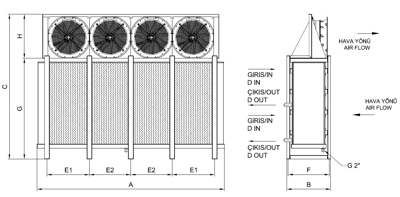 EK-SB-463BK10-A12 dimension drawing