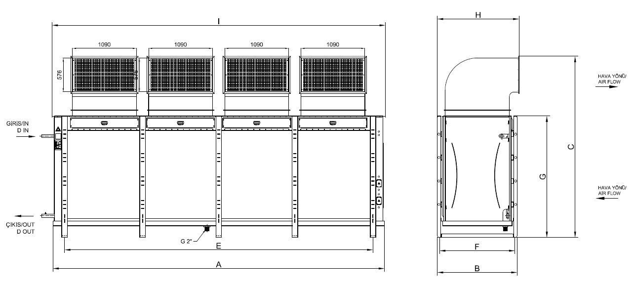 EK-SR-480BE4-A05 dimension drawing