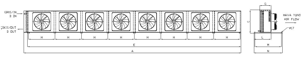 KA/KB-880BB5-B07 dimension drawing