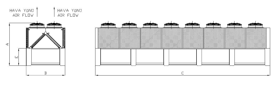 KC-WF-2x891AA5-B06T dimension drawing
