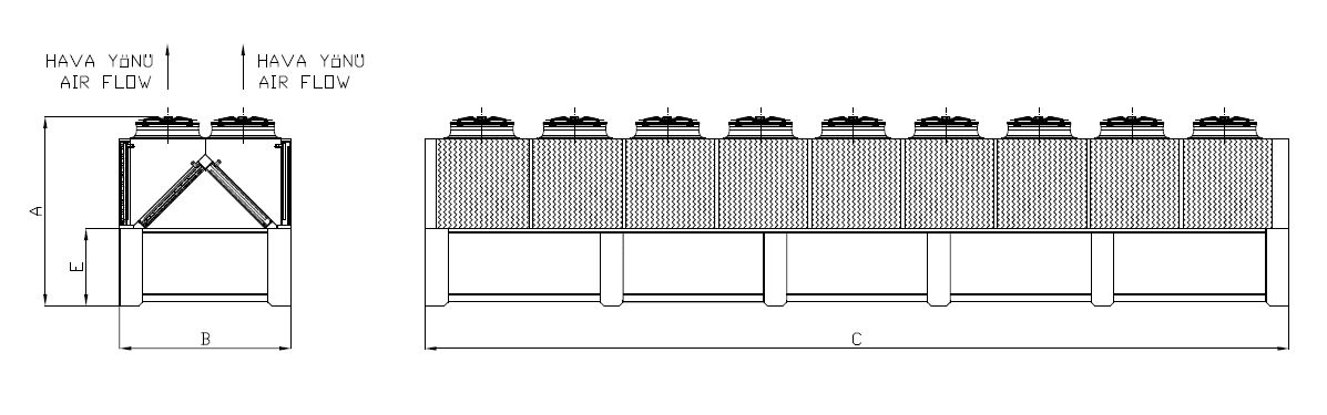 KC-WF-2x991AB5-C06C dimension drawing
