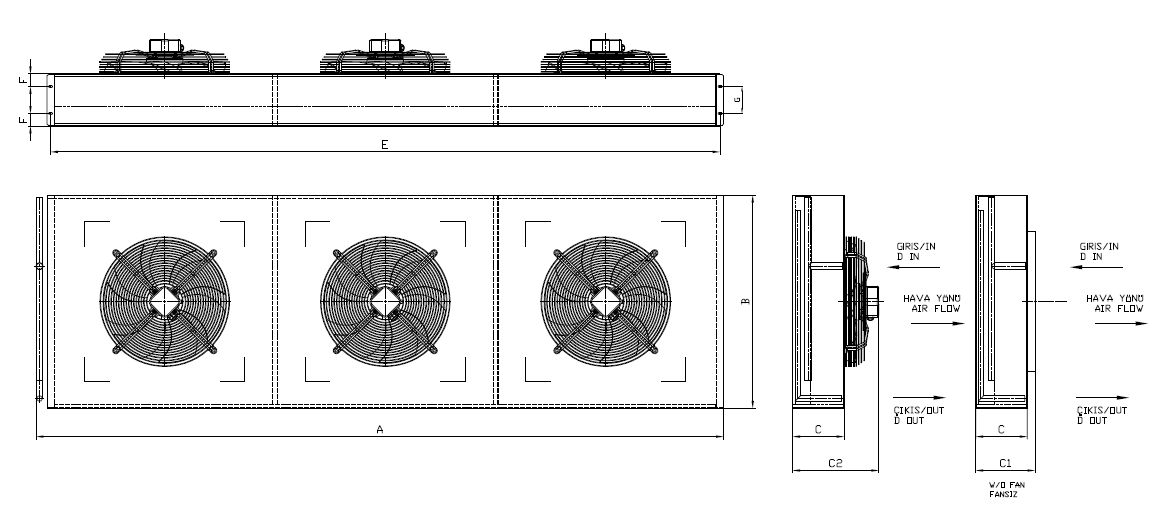 KT-330FB2-B01 dimension drawing